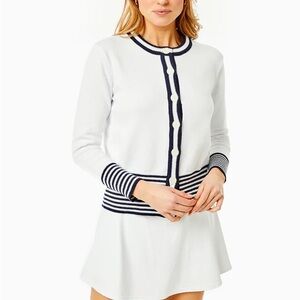 Addison Bay Coastal Cardigan Knit Sweater Top Button Front Women's XL